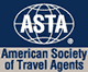 American Society of Travel Agents logo.