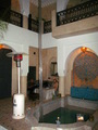 Riad Papillon dipping pool in interior courtyard