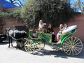 Staci, Julie, Jan and Priscilla enjoy a carriage ride through the medina