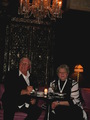 Duane and Hope Wallace enjoying dinner at the luxurious Selman Hotel
