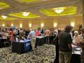 From open to close, both agents and vendors were busy at the tradeshow